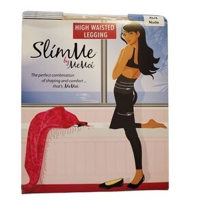 Slim Me by MiMoi Nude High Waist Capri Shapewear Sz XL